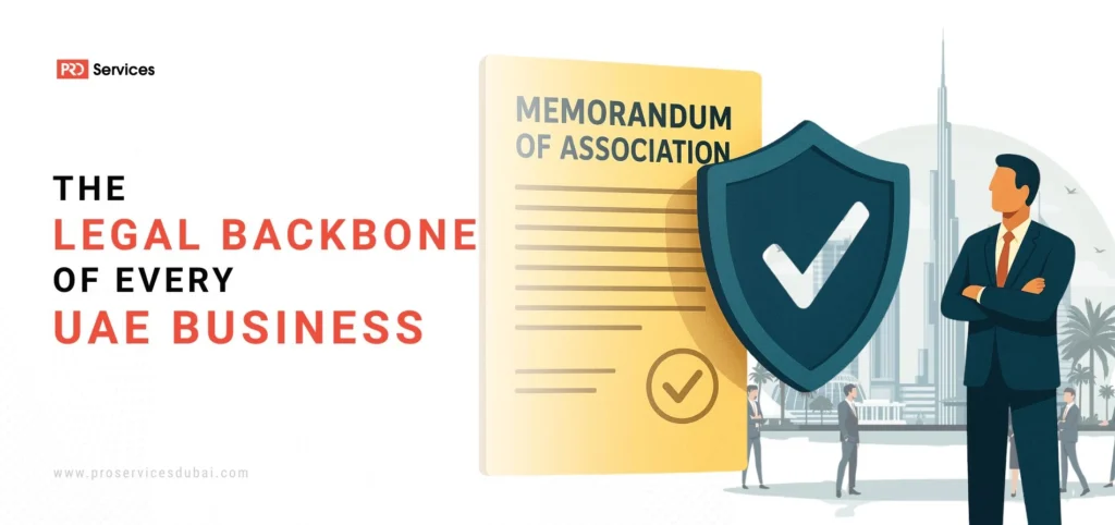 Why Memorandum of Association (MOA) is the Legal Backbone of Every UAE Business