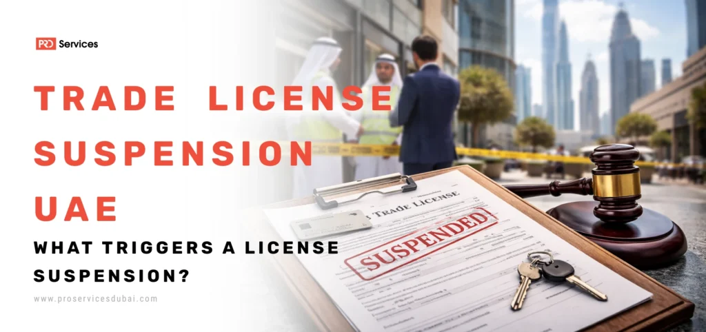 Trade License Suspension UAE What Triggers a License Suspension